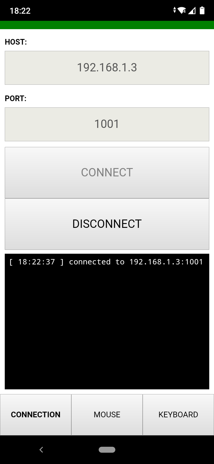 Connection interface Connection interface